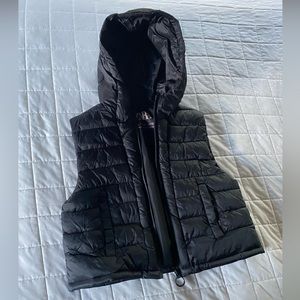 Zara Puffer Vest with Hood
